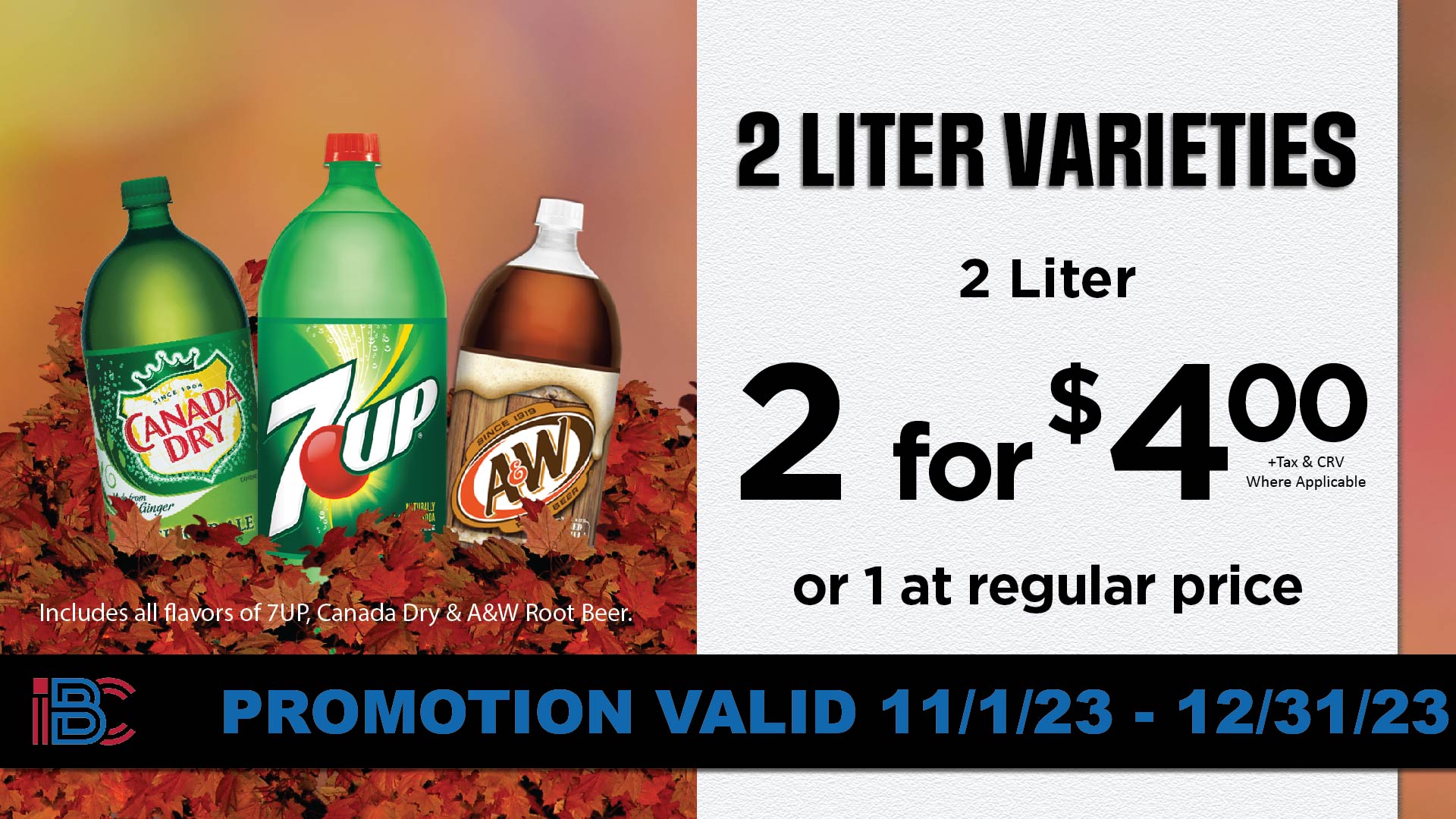 7UP and KDP 2 liter promotion